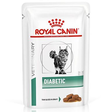 Royal Canin - Sachets Veterinary Diet Diabetic pour Chat - 12x85g