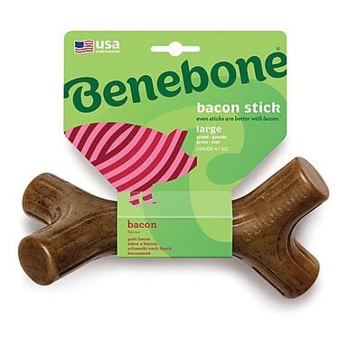 Benebone - Jouet Os à Mâcher Bacon Sticks