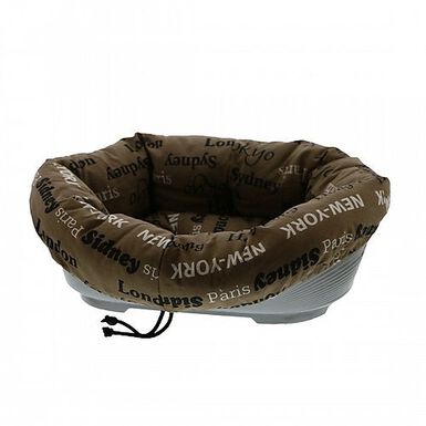 Ferplast - Coussin en Tissu Siesta 2 pour Corbeille Deluxe 2 - Beige