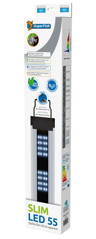 Superfish - Eclairage SLIM LED pour Aquarium - 55cm/34W Image numéro 1 Superfish - Eclairage SLIM LED pour Aquarium - 55cm/34W Image numéro 1