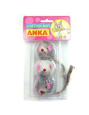 Anka - Jouets True Souris pour Chat - x3