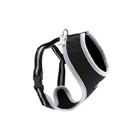 Bobby - Harnais Pap Arlequin en Nylon Noir pour Chien