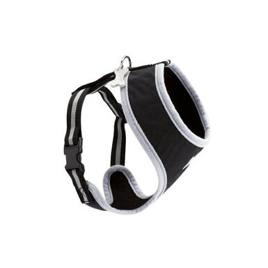 Bobby - Harnais Pap Arlequin en Nylon Noir pour Chien