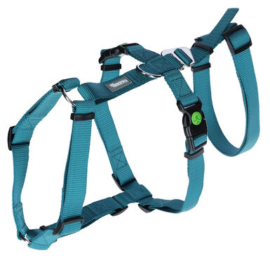 Kerbl - Harnais Antipanique Miami Petrol pour Chiens - 64-100cm/25mm