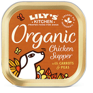 Lily's Kitchen - Barquette Recette Bio au Poulet pour Chiens - 150g