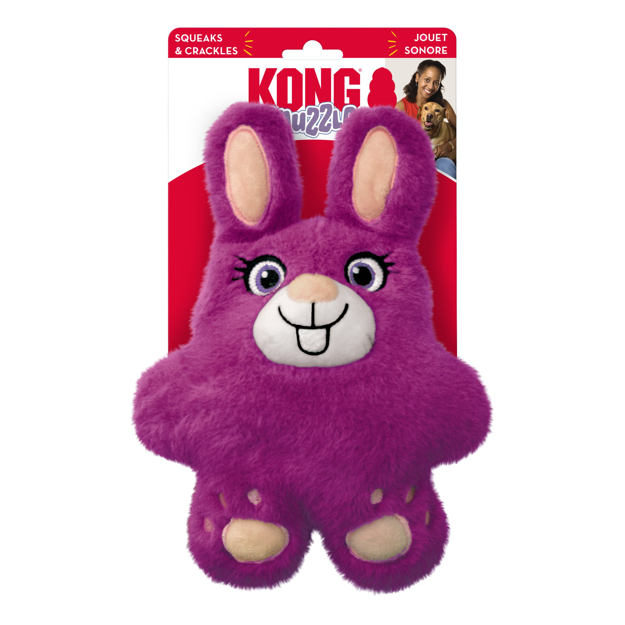 KONG - Jouet Peluche Snuzzles Lapin pour Chiens Image num&eacute;ro 1