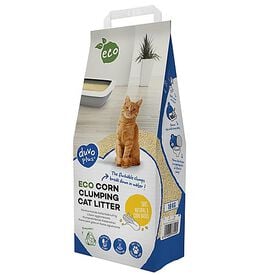 Duvoplus - Litière ECO Maïs Agglomérante pour Chat