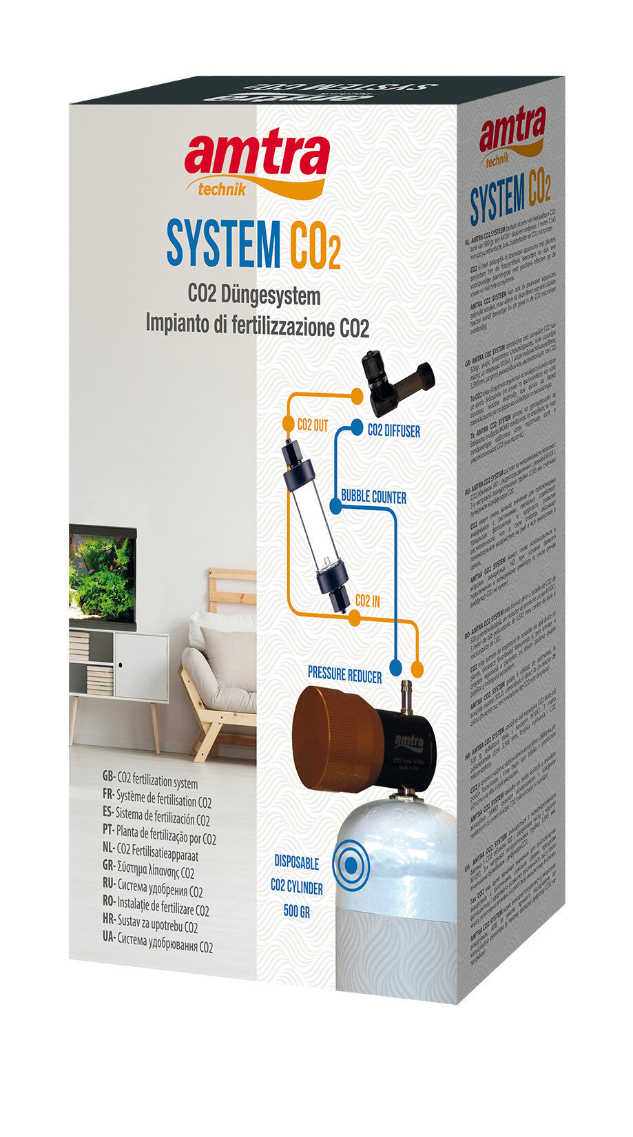 Amtra - Co2 System avec Compte Bulles Image num&eacute;ro 4