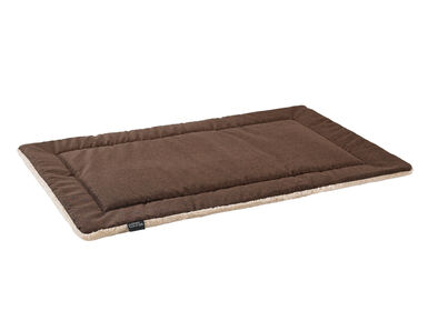 Wikopet - Tapis Cover Mat Beige et Marron pour Chiens