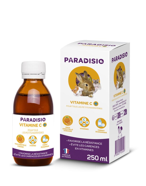 Paradisio - Vitamine C pour rongeur - 250ML Image numéro 1 Paradisio - Vitamine C pour rongeur - 250ML Image numéro 1