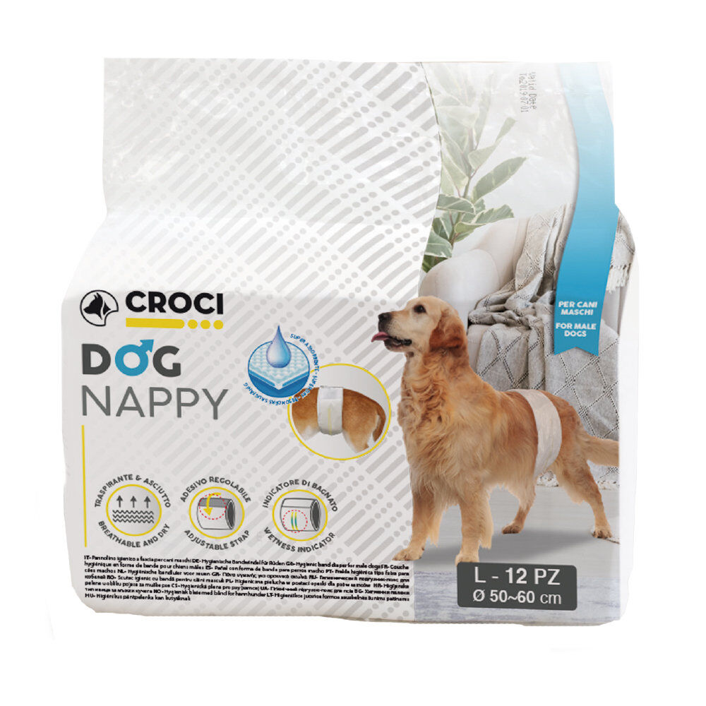 Culotte Pour Chienne En Chaleur Lavable Et Réglable - Couche Menstruelle Avec Poche Pour Serviette - Taille Petit Chien - 1