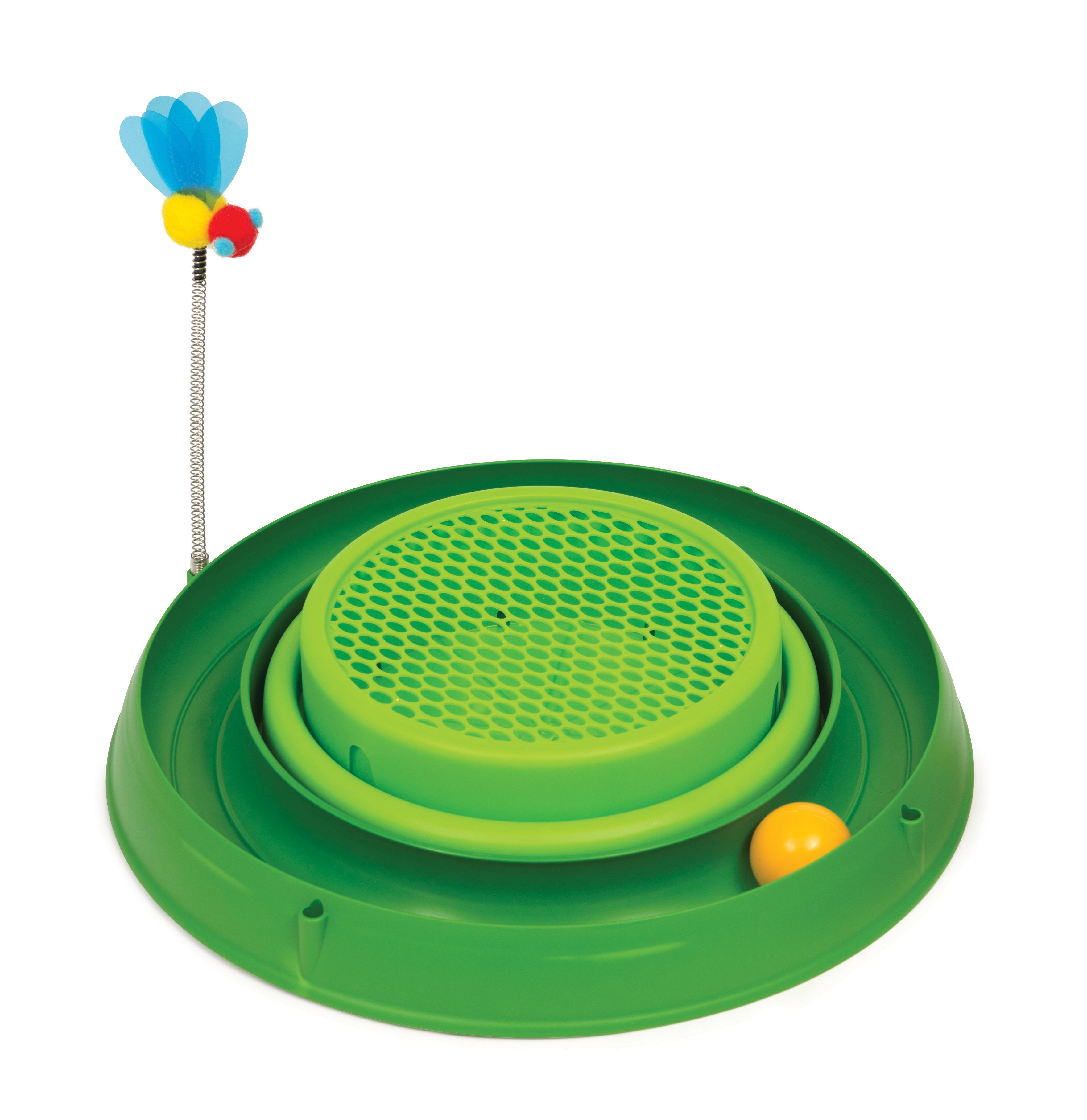Catit - Jouet Play Circuit 3 En 1 pour Chats - Vert Image num&eacute;ro 1