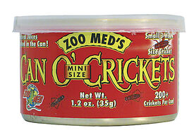 Zoomed - Nourriture pour tortues, lézards - 200 mini crickets - 35g