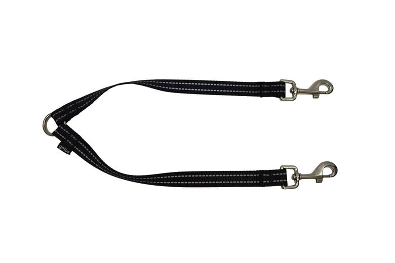 Gotoo - Laisse Essentials Double Noir pour Chien Image numéro 1 Gotoo - Laisse Essentials Double Noir pour Chien Image numéro 1
