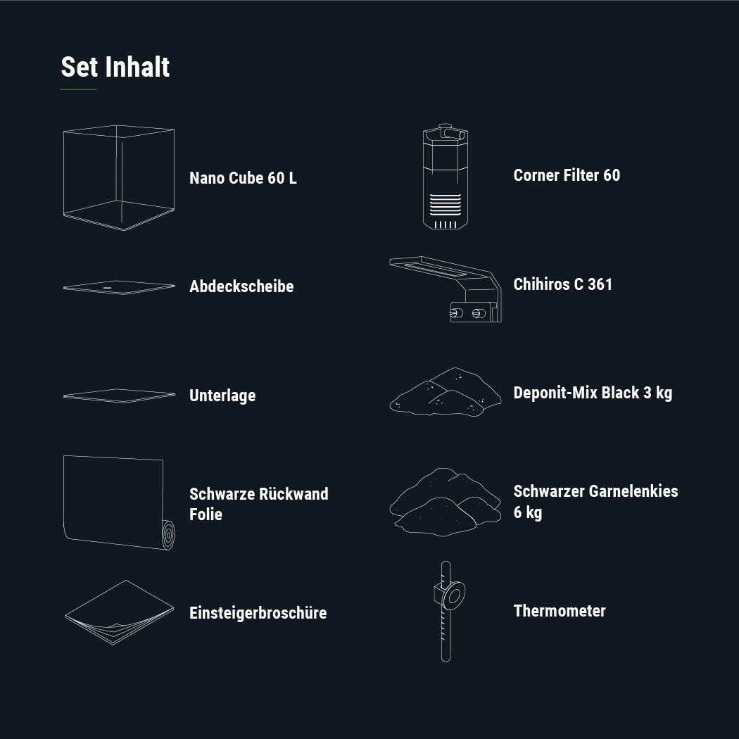 Dennerle - Mini Aquarium Nano Cube Complete - 60L Image num&eacute;ro 6