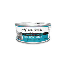 My Little Festin  - P&acirc;t&eacute;e en Sauce Confort Urinaire Thon et Sardine pour Chats - 80g