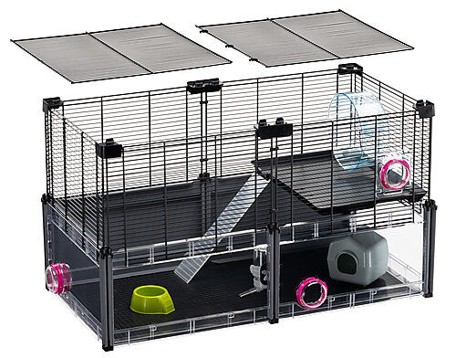 Ferplast - Cage Multipla pour Hamster et Souris - Noir Image num&eacute;ro 5