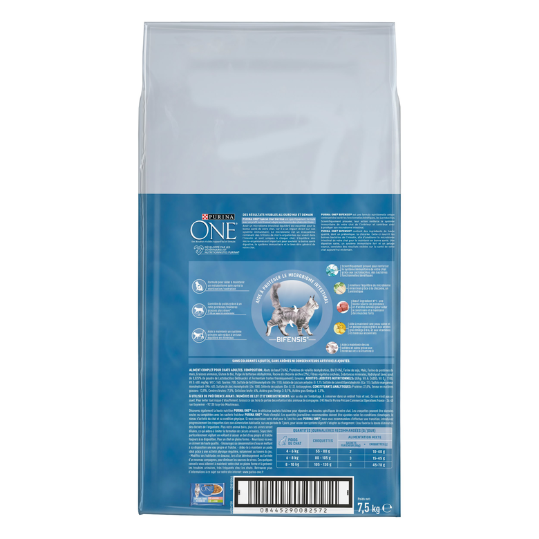 Purina One - Croquettes Stérilisé Bifensis au Bœuf pour Chat - 7,5Kg Image numéro 3 Purina One - Croquettes Stérilisé Bifensis au Bœuf pour Chat - 7,5Kg Image numéro 3