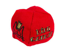 King Catnip - Jouet Balle Rouge avec Herbe &agrave; Chat - 5,2cm