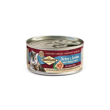 Carnilove - Chat Adulte Dinde & Saumon Boite - 100g