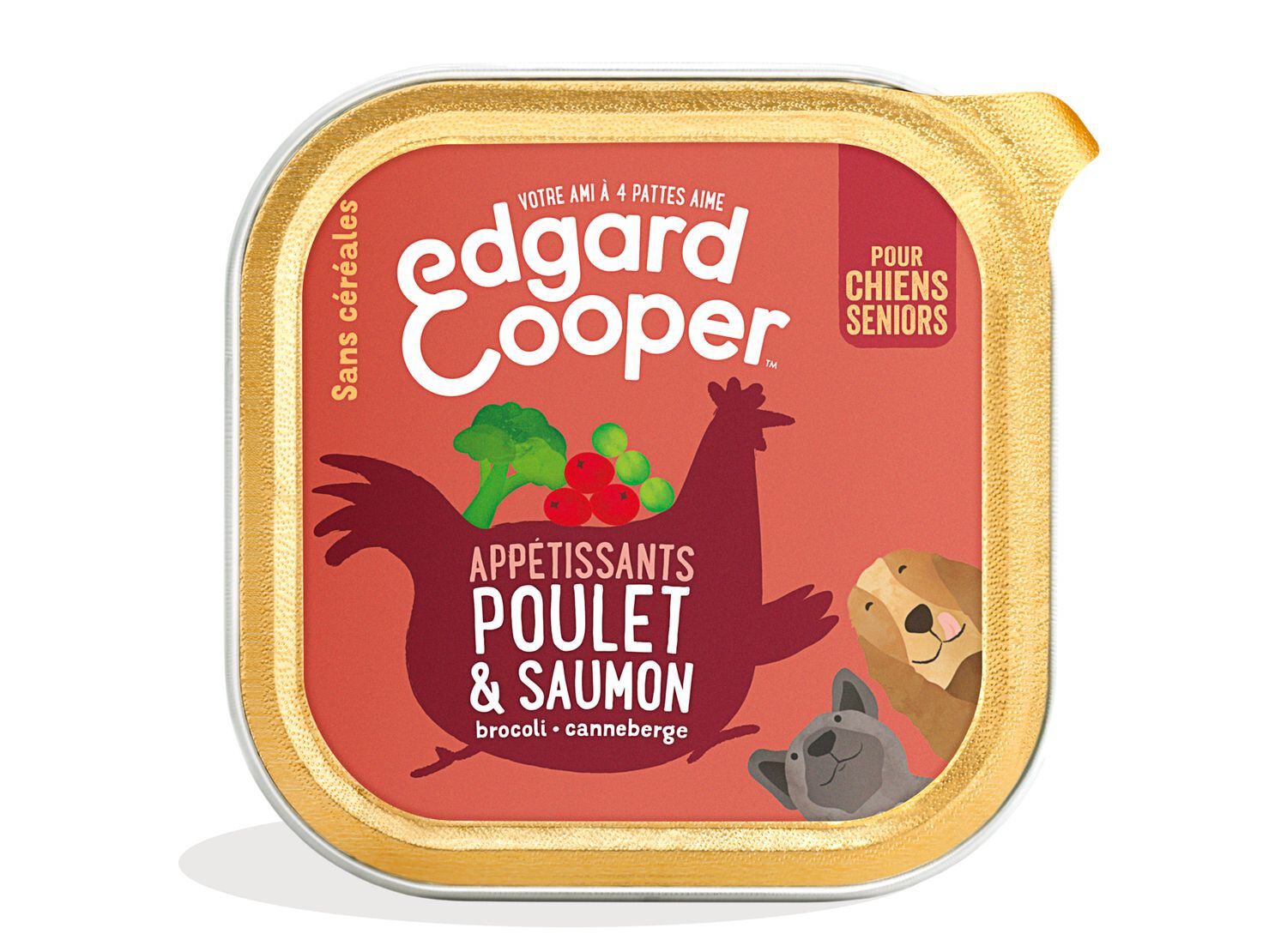 Edgard & Cooper - P&acirc;t&eacute;e Senior Poulet & Saumon - 150g Image num&eacute;ro 1