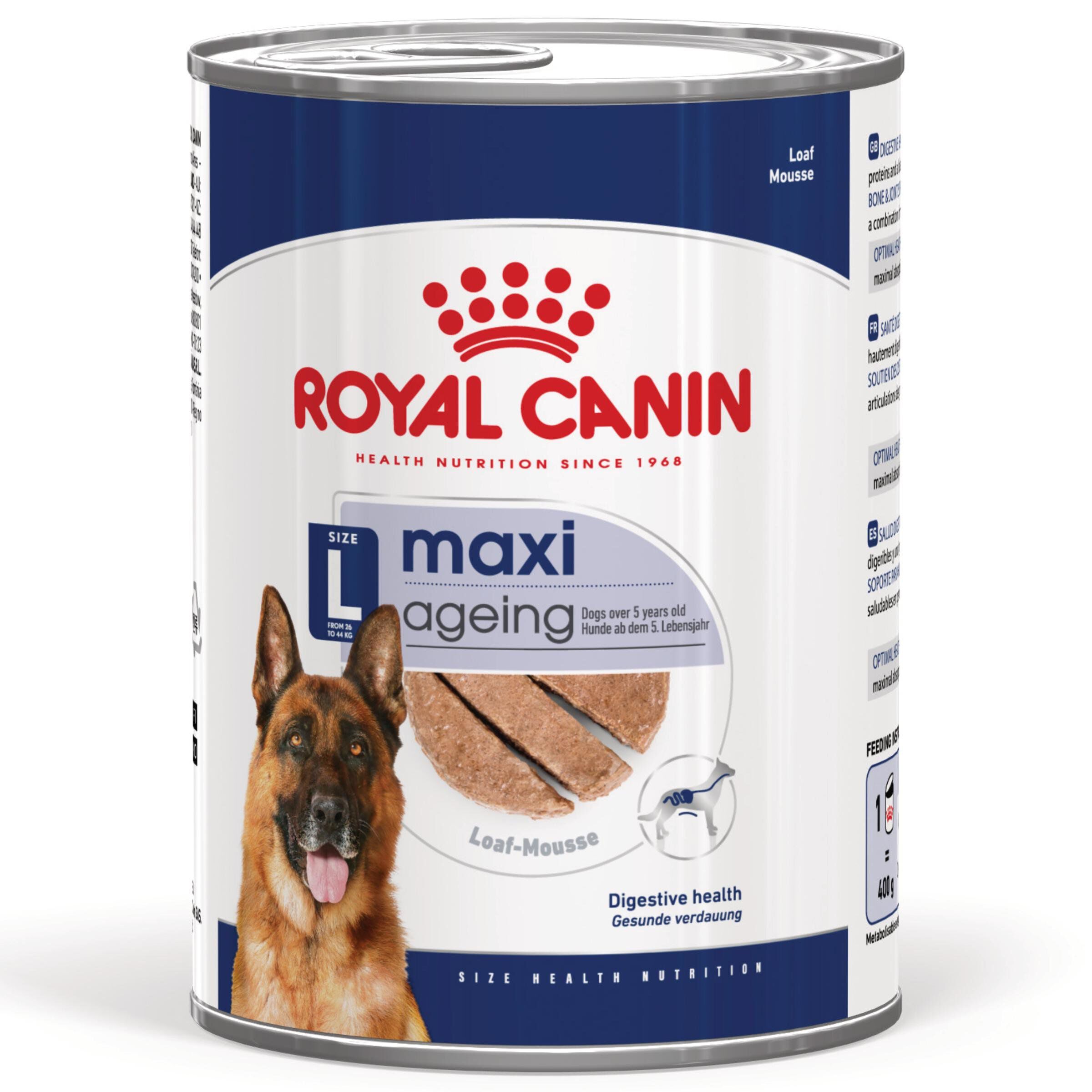 Royal Canin - P&acirc;t&eacute;e en Mousse Maxi Adult Ageing L - 410g Image num&eacute;ro 2