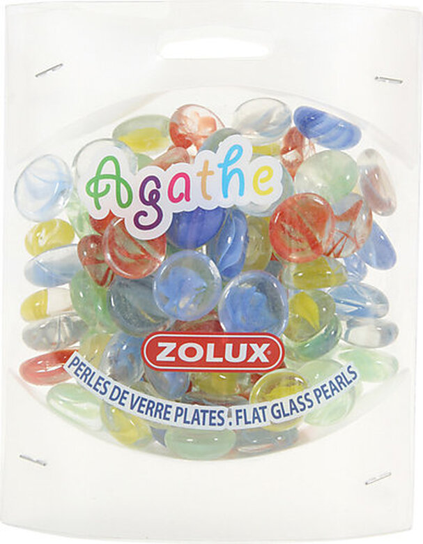 Zolux - Perles de Verre Plates Agathe - PM image number null