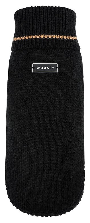 Wouapy -  Pull Basic Noir pour Chien - T24 Image numéro 1 Wouapy -  Pull Basic Noir pour Chien - T24 Image numéro 1