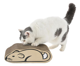 Leeby - Griffoir Funny Souris en Carton pour Chats