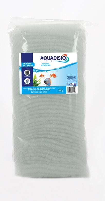 Aquadisio - Ouate Filtrante pour Aquarium - 250g Image numéro 1 Aquadisio - Ouate Filtrante pour Aquarium - 250g Image numéro 1