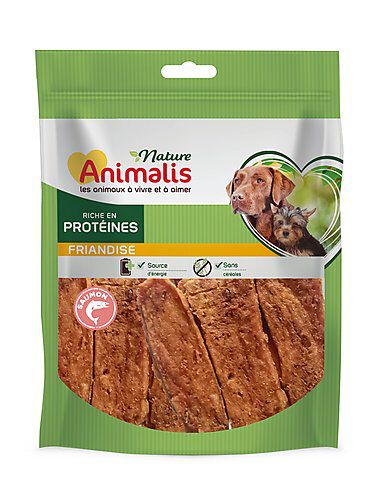 Animalis Nature - Friandises Filet de Saumon pour Chien - 100g Image num&eacute;ro 1