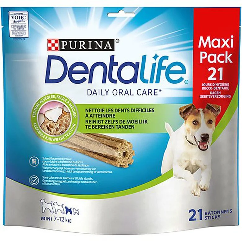 Dentalife - Bâtonnets à Mâcher Mini pour Chien - 345g Image numéro 1 Dentalife - Bâtonnets à Mâcher Mini pour Chien - 345g Image numéro 1