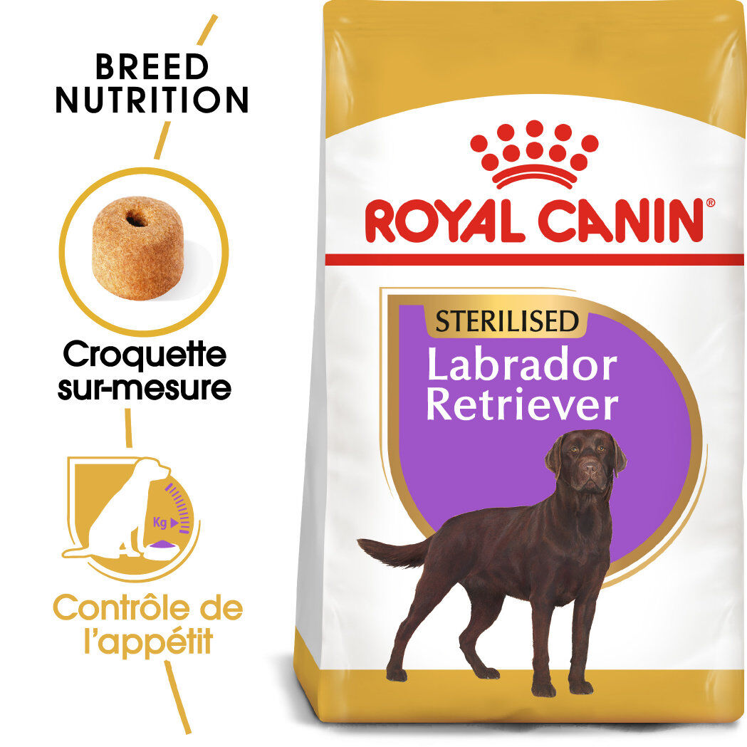 Royal Canin - Croquettes LABRADOR STERILISED pour CHIEN - 3KG Image num&eacute;ro 1