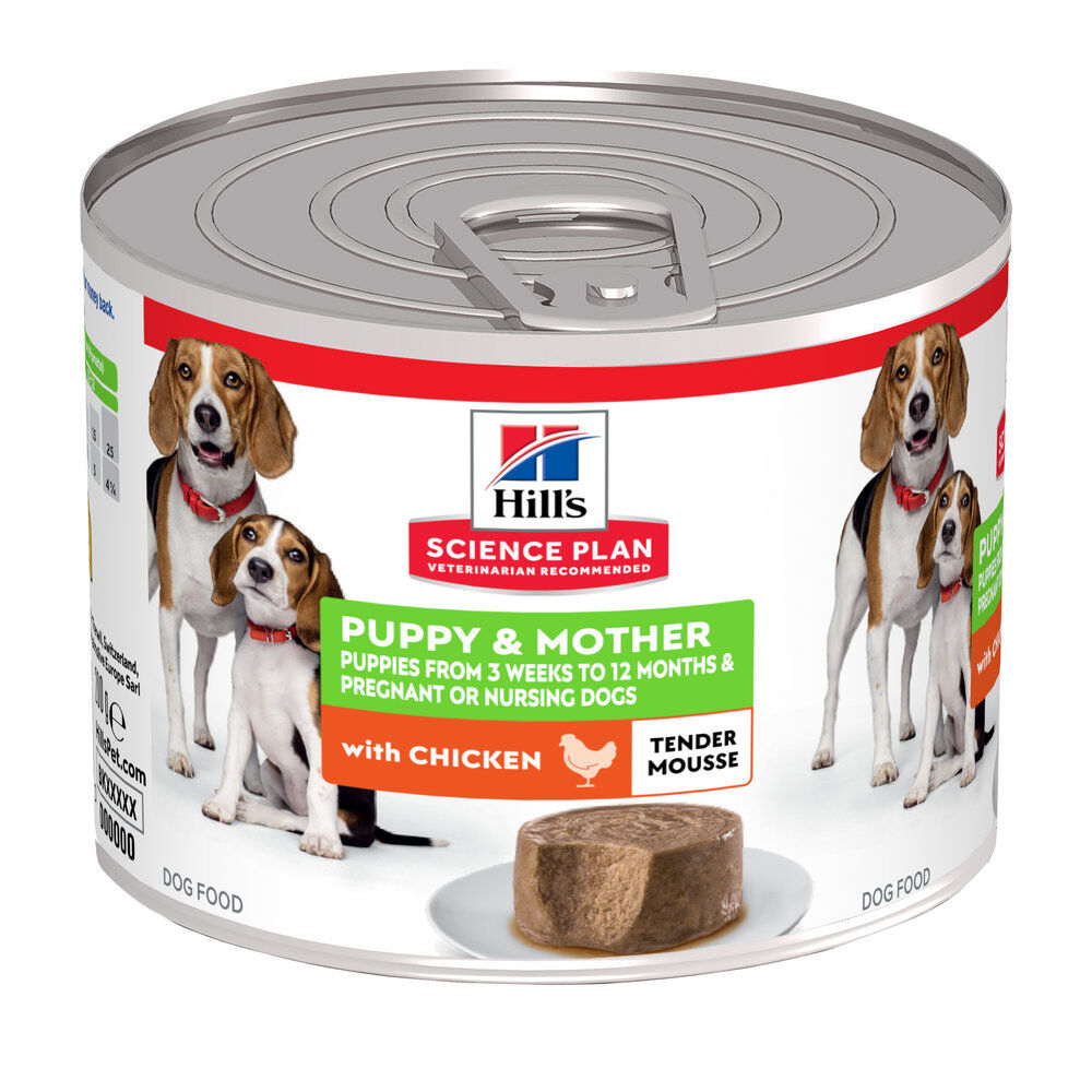 Hill's Science Plan - Puppy & Mother - Mousse Pour Chiot Et Chienne Allaitante Au Poulet  - 200g Image num&eacute;ro 1