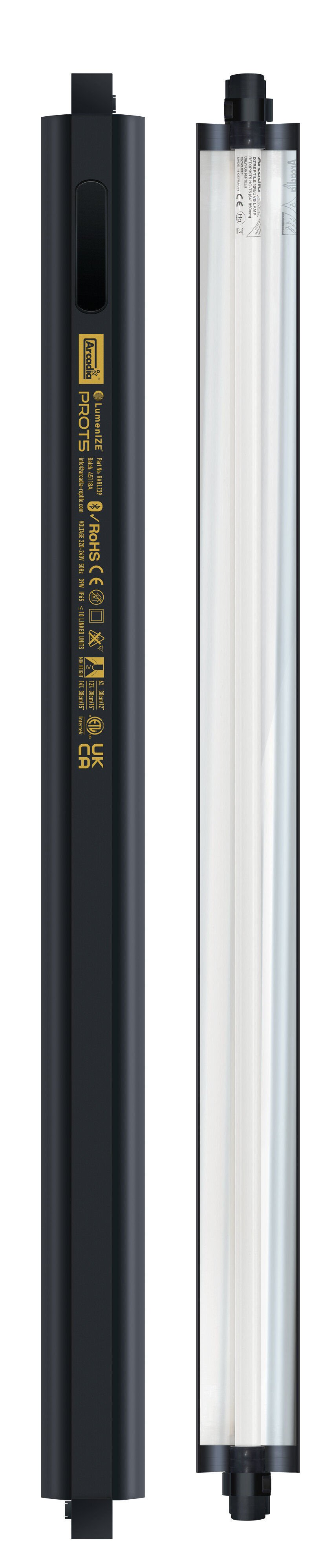 Arcadia - Luminaire Pro T5 Uvb Kit D3+12% Uvb, 39 Watt - R&eacute;ptiles Image num&eacute;ro 2