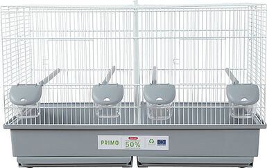 Zolux - Cage Primo Cati Blanc et Gris pour Oiseaux - 67cm