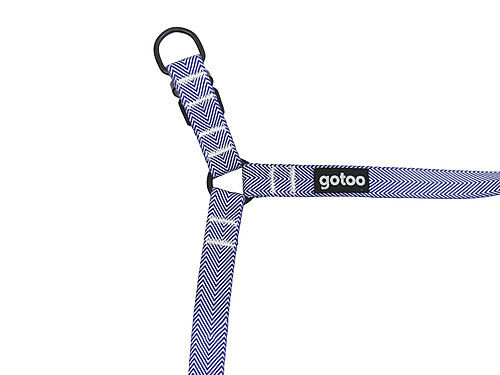 Gotoo - Harnais Chevron Bleu pour Chien - S Image num&eacute;ro 4