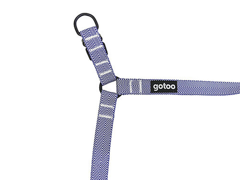 Gotoo - Harnais Chevron Bleu pour Chien - S Image numéro 4 Gotoo - Harnais Chevron Bleu pour Chien - S Image numéro 4