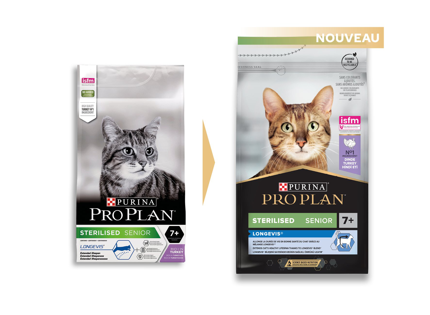 Pro Plan - Croquettes Adult 7+ pour Chat Adulte St&eacute;rilis&eacute; - 3Kg Image num&eacute;ro 3