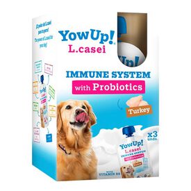 Yowup - Yaourt  L.Casei à la Dinde pour Chiens - 3x115g