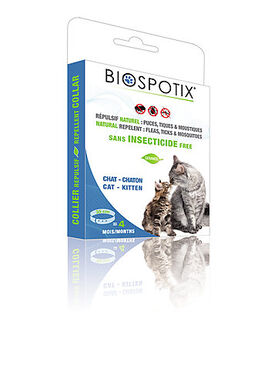 Biospotix - Collier Répulsif pour Chat et Chaton - 35cm