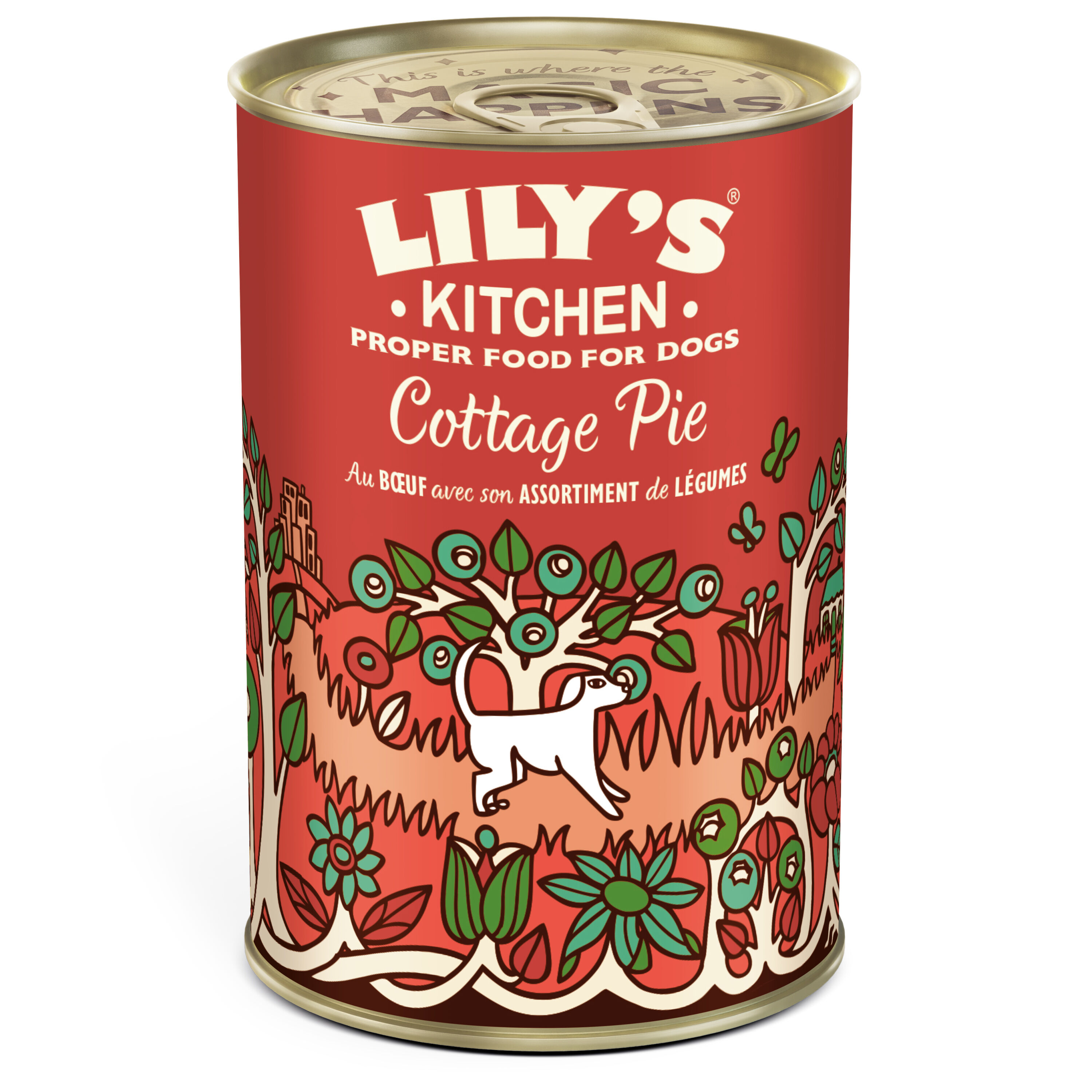 Lily's Kitchen - P&acirc;t&eacute;e Cottage Pie sans C&eacute;r&eacute;ales B&oelig;uf et L&eacute;gumes pour Chiens Adultes - 400g Image num&eacute;ro 1