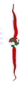 Wouapy - Balle 2 en 1 Pompoms + 2 Chenilles pour Chats