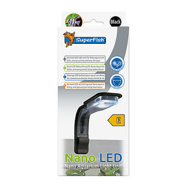 Superfish - Eclairage Nano Led Noir pour Aquarium - 23cm