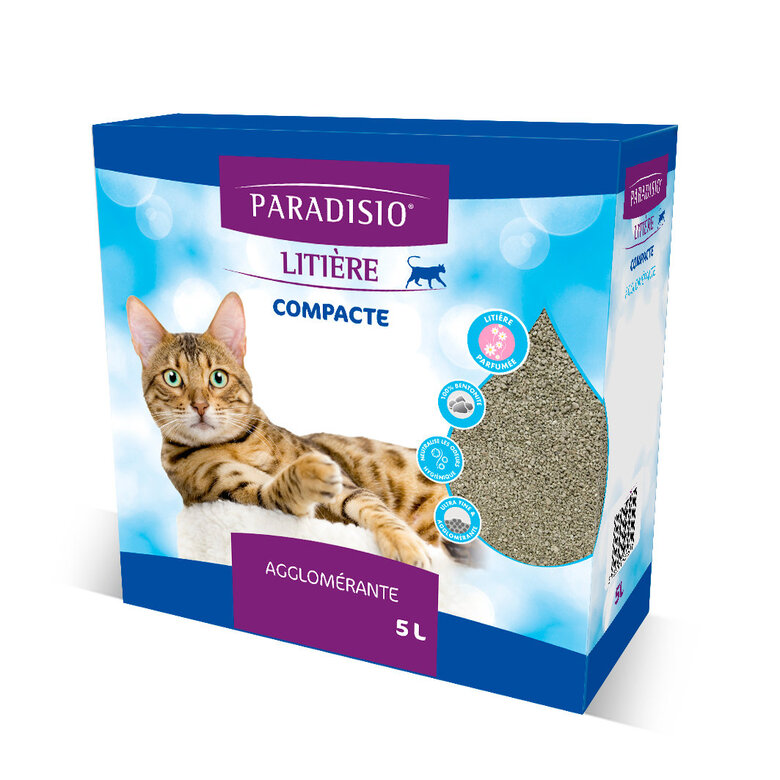 Paradisio - Litière Compacte Parfumée pour Chat - 5L Image numéro 1 Paradisio - Litière Compacte Parfumée pour Chat - 5L Image numéro 1
