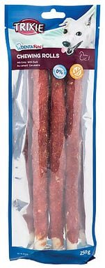Trixie - Denta Fun Duck Chewing Rolls - 28cm 3 Pcs/250g