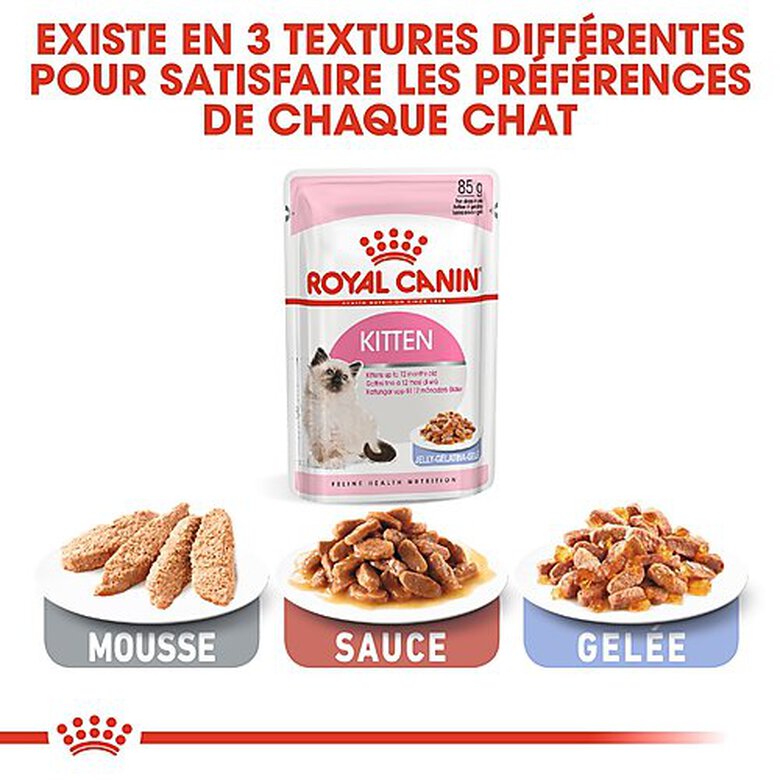 Royal Canin - Sachets Kitten Instinctive en Gelée pour Chaton - 12x85g image number null