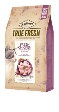 Carnilove - Croquettes True Fresh Adult au Poulet pour Chats - 1,8Kg