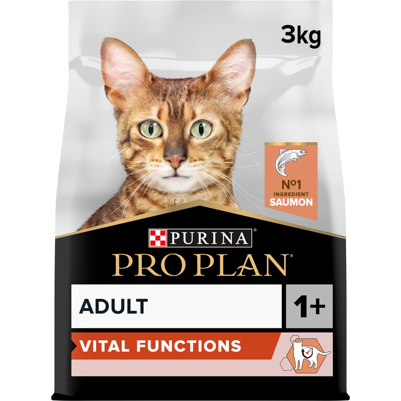 Pro Plan - Croquettes Adult au Saumon pour Chat Adulte - 3Kg Image numéro 5 Pro Plan - Croquettes Adult au Saumon pour Chat Adulte - 3Kg Image numéro 5