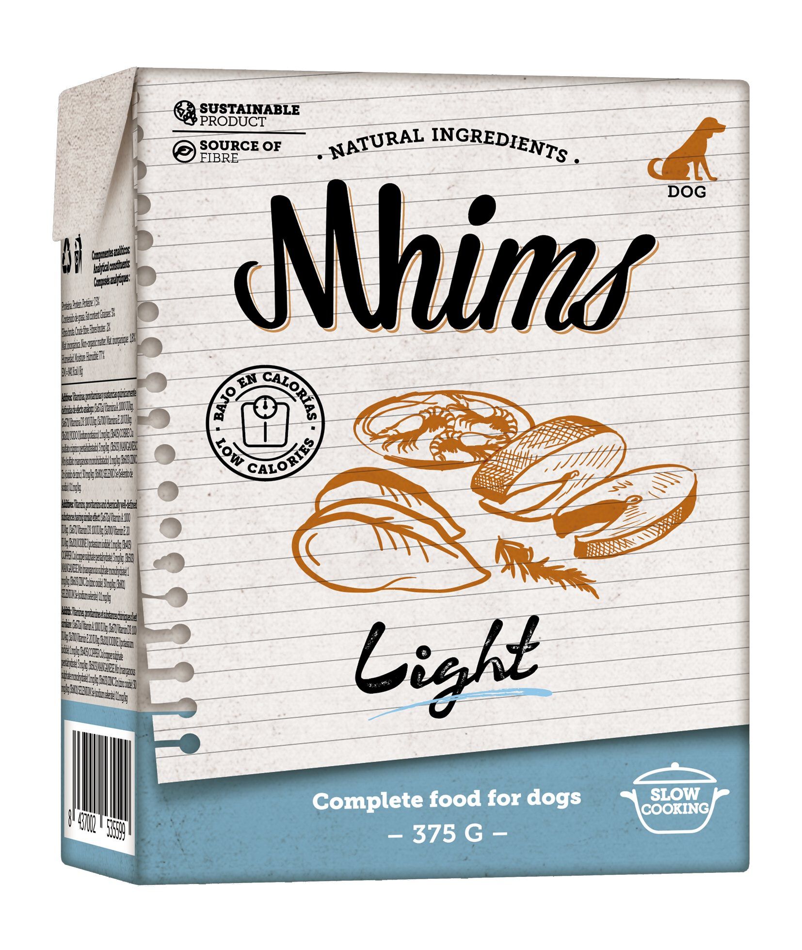 Mhims - Aliment Light &agrave; la Dinde pour Chien - 375g Image num&eacute;ro 1